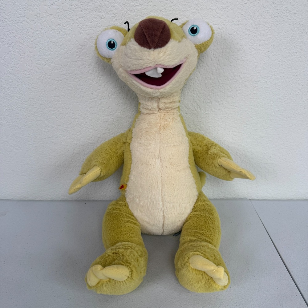 Build A Bear Ice Age Continental Drift Sid Sloth Plush Stuffed Animal 2012
